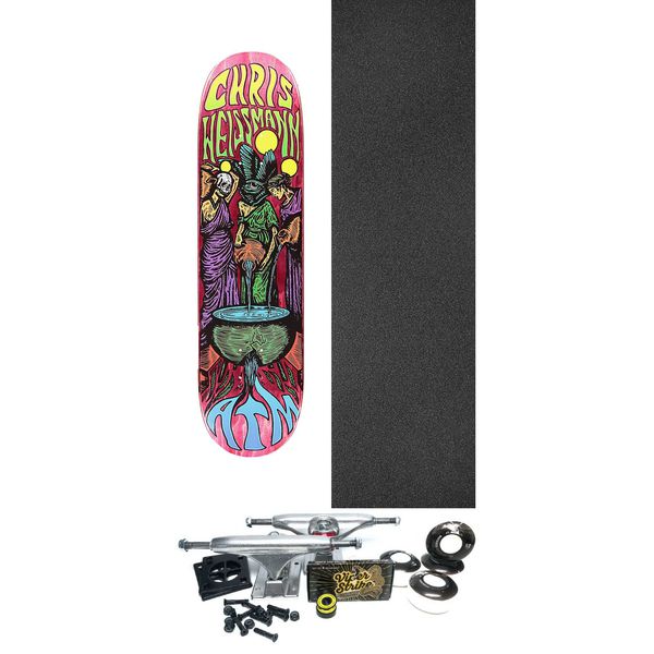 ATM Skateboards Chris Weissmann Ladies of Fate Skateboard Deck - 8.5" x 32.25" - Complete Skateboard Bundle